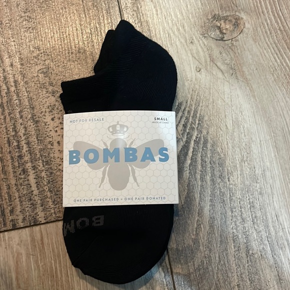 Bombas Accessories Bombas Black Ankle Socks Size Small Unisex